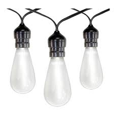 Four Seasons 87977 88 Frosted Vintage Led Drop Light Set W Black Wire Toolboxsupply Com