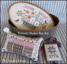 Patriotic Shaker Box Set Chart From The Scarlett House