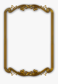 gold picture frame line clical free