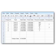 How To Create A Gantt Chart In A Google Docs Spreadsheet