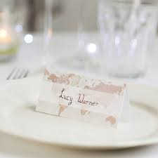 Antique World Map Wedding Place Cards Pack Of Ten By Maps