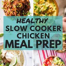 healthy slow cooker en meal prep