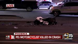 motorcyclist s after crash near 7th