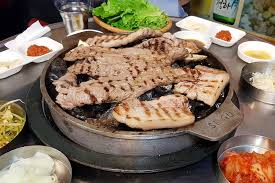 piggy bank stone grill korean bbq