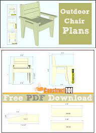 Easy To Build Outdoor Chair Pdf