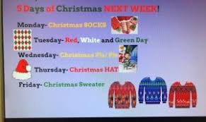 Get reddy to play santa says!! Christmas Spirit Week Next Week St Matthew