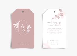 pink and white wedding gift card