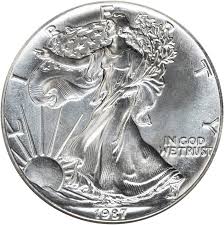 Value Of 1987 1 Silver Coin American Silver Eagle Coin