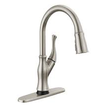 delta 19888tz dst ophelia 1 8 gpm single hole pull down kitchen faucet spotshield stainless