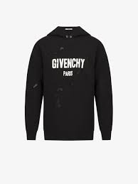 Givenchy Paris Destroyed Hoodie