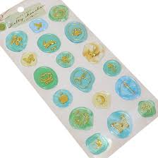 Amazon.co.jp: Melty Scrunchie [Seal Sheet] Sealing Stamp Style Seal/Lucky  Mochi : Office Products