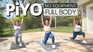 piyo total body no equipment workout