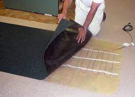 carpet or rug heated floor systems