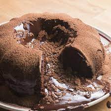 Giant Molten Chocolate Cake gambar png