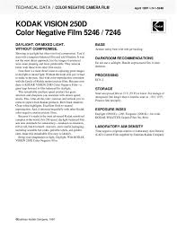 Kodak Vision 250d Color Negative Film 7246 By Filmmaker8 Issuu