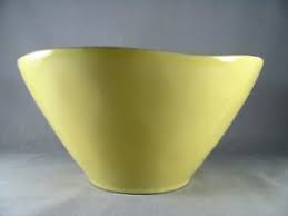 barrel marin yellow serving bowl 10