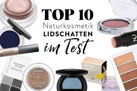 naturkosmetik lidschatten im test