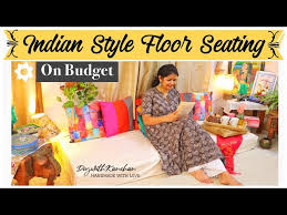indian style floor seating ideas