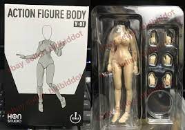 hon studio 1/12 Naked Female Body action Figure Figma 6