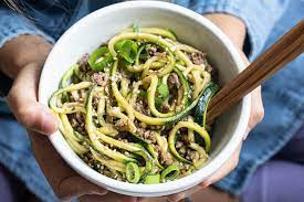 asian beef and zucchini noodles gluten