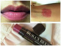 bees sweet violet tinted lip balm review