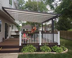 Ohio Home With Bright Covers Deck Cover