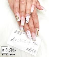 a s nails and spa nails salon near me