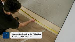 install flooring transition strip