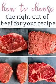 How To Choose The Right Cut Of Beef For Your Recipe Every Time