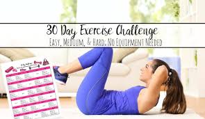 Free Exercise Printable 30 Day