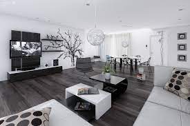 black white interiors