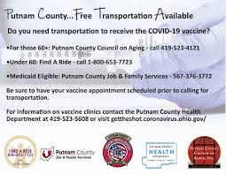Columbus public health vaccine clinic. Putnam County Health Department