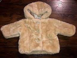Old Navy Baby Tan Faux Fur On Front