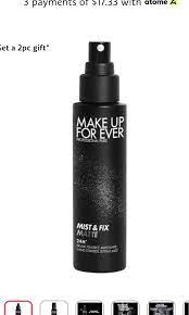 make up forever mist fix matte