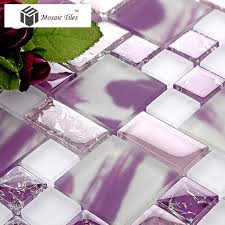 Tst Crystal Glass Tiles Glass Purple
