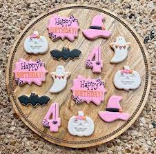 Halloween Birthday Cookies gambar png