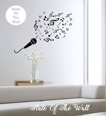 Microphone Notes Quote Vinyl Wall