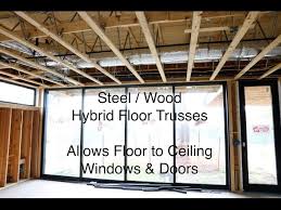 steel wood hybrid floor truss