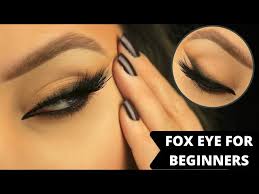 how to fox eyes makeup for beginners