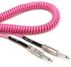 Lava Cable Lcrchp Retro Coil Straight To Straight Instrument Cable 20 Foot Pink Sweetwater