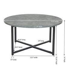 Medium Round Slate Coffee Table