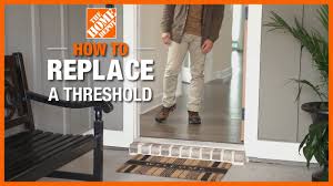 how to replace a threshold the home