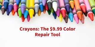 crayons the 9 99 color repair tool