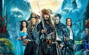 With johnny depp, javier bardem, geoffrey rush, brenton thwaites. Pirates Of The Caribbean 5 Dead Men Tell No Tales Movie Poster