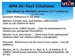 Ideas Collection Apa Citation Format Multiple Authors Apa Style