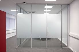 Office Single Glazed Glass Partitions