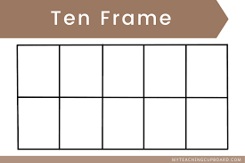 free ten frame cards printable for