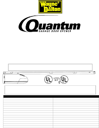 quantum garage door opener 3214 user