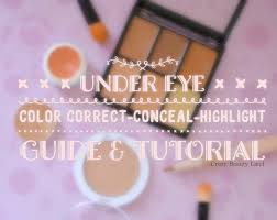 under eye color correction concealing