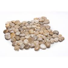 mid polish pebble stone floor